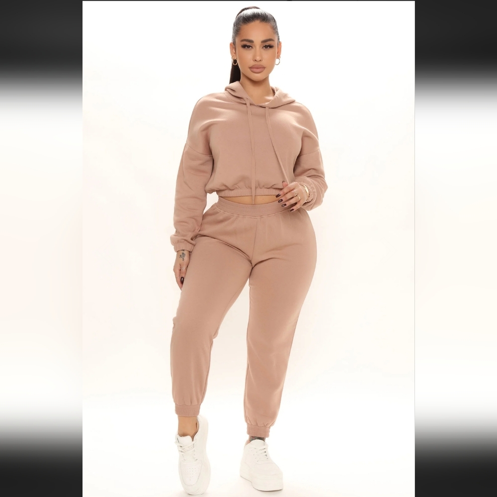 Taupe Jogger Set